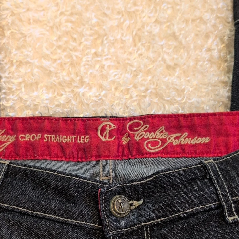 Stylish COOKIE JOHNSON Jean Crop Size 34 - Picture 2 of 3